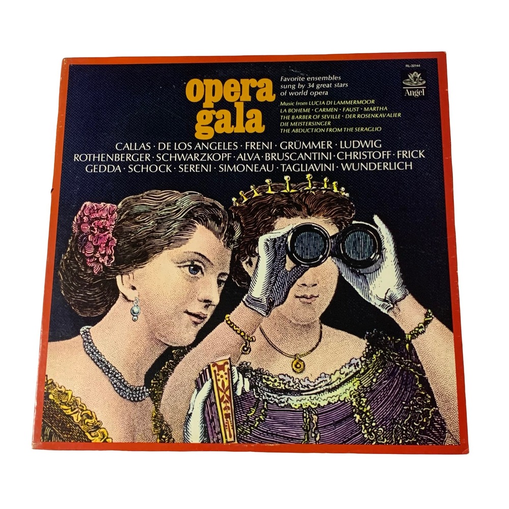 Opera Gala Vinyl LP Angel RL-32144 Callas Freni De Los Angeles Compilation